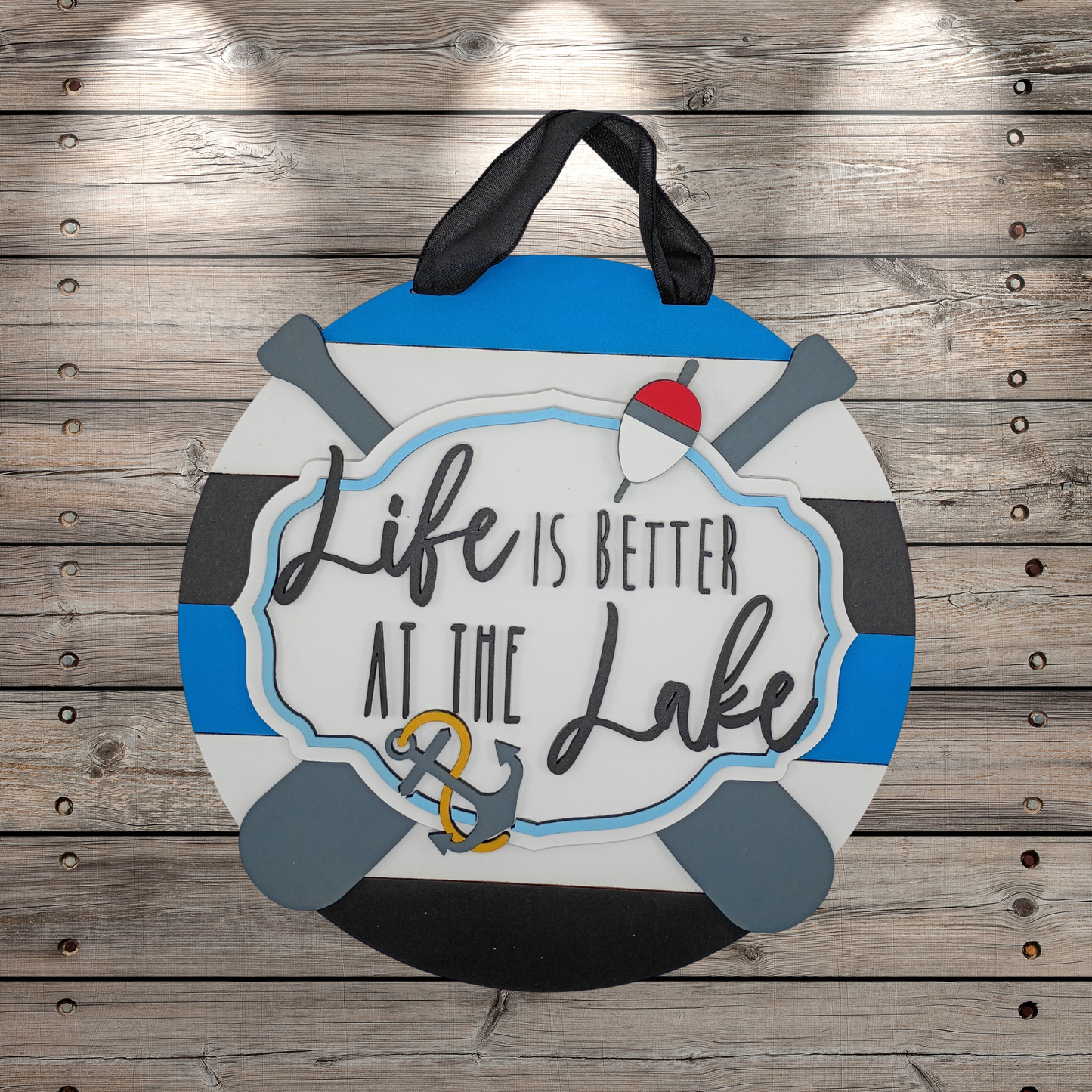 Life is Better at the Lake Paddles