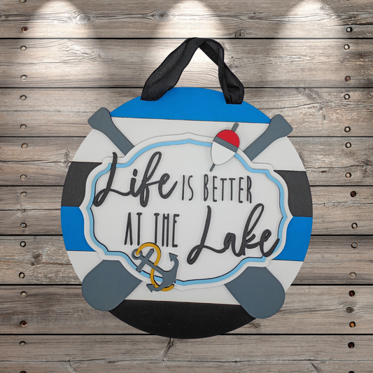 Life is Better at the Lake Paddles