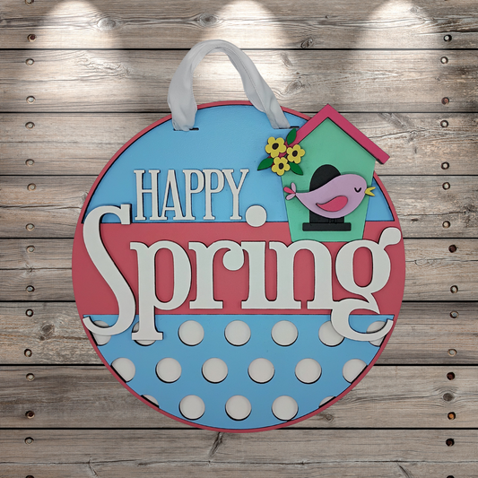 Happy Spring Birdhouse