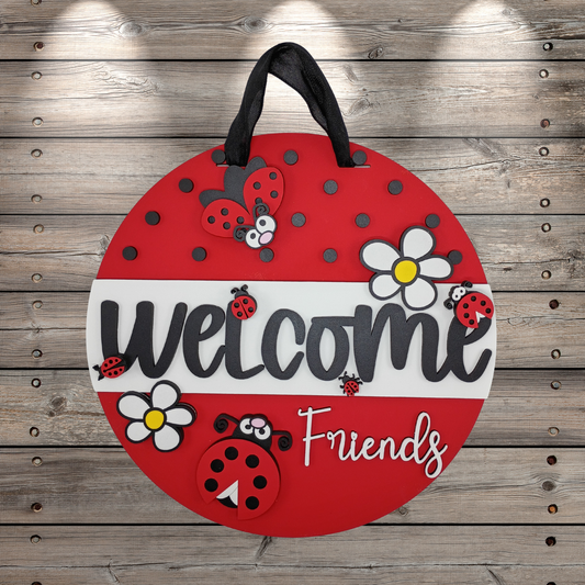 Welcome Friends Ladybug